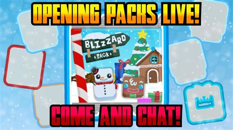 Opening The Blizzard Pack Live Blooket Stream Youtube