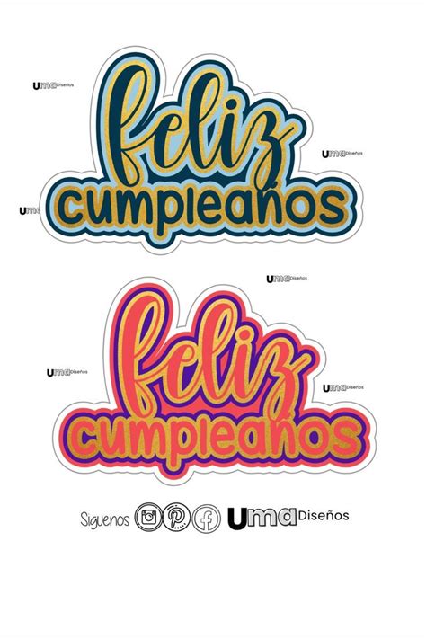 Feliz Cumpleaños Cake topper para imprimir Topo de bolo cupcake