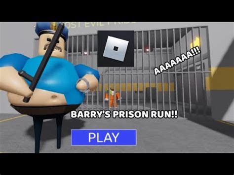 Escaping Prison In Roblox Barry S Prison Run Roblox Youtube