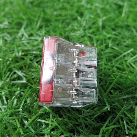 773-173 Push Wire Connectors For Junction Boxes , 3 Conductors, 6mm2