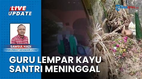 Santri Ponpes Blitar Meninggal Seusai Dilempar Kayu Berpaku Hingga