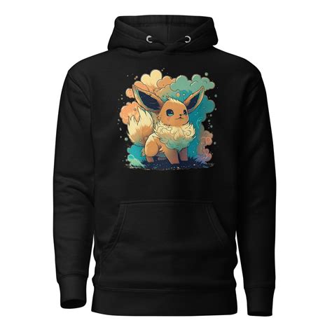 Pokemon Eevee Hoodie Comfortable And Durable Hoodie With Etsy