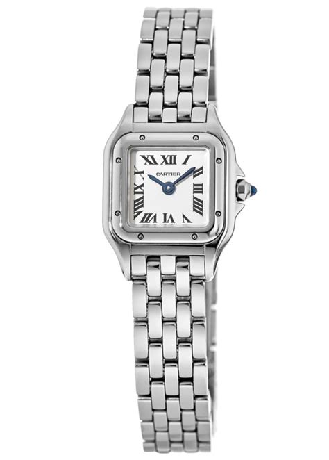 Cartier Panthere De Cartier Silver Dial Stainless Steel Womens Watch