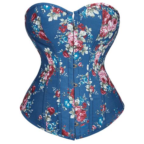 Cors Vintage Floral Para Mujer De Talla Grande Corpi O Retro