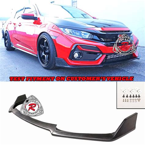 Bayson TR Style Front Lip For Sport And Sport Touring 2016 Honda