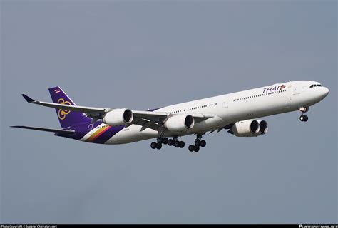 HS TNE Thai Airways Airbus A340 642 Photo By Suparat Chairatprasert