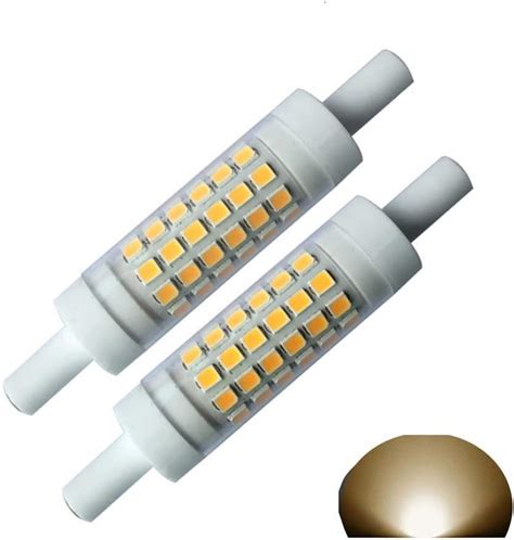 QLEE R7S LED 78mm Dimmbar Doppelendige 5 Watt Warm Wei 3000 K 50 W 60