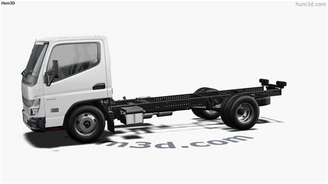 360 View Of Mitsubishi Fuso Canter City Single Cab Low Roof Chassis