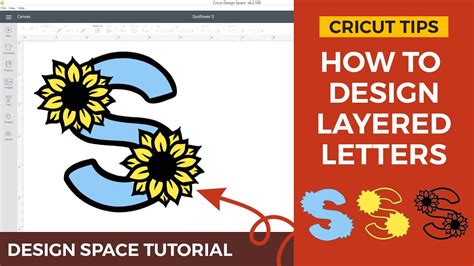 How To Design Layered Letters In Cricut Design Space Cricut Layering