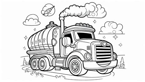 30 Kleurplaat Vrachtwagen Unieke Download En Printen