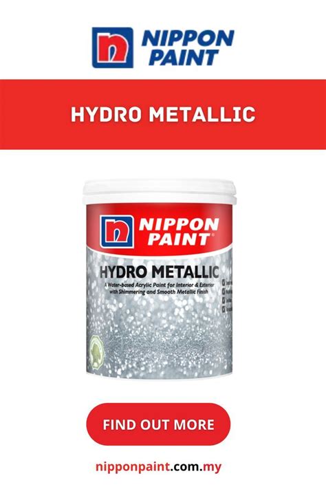 Nippon Paint Hydro Metallic Water Based Acrylic Paint Nippon Paint