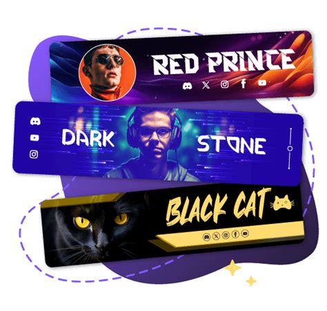 Free Twitch Banner Maker Creative Fabrica