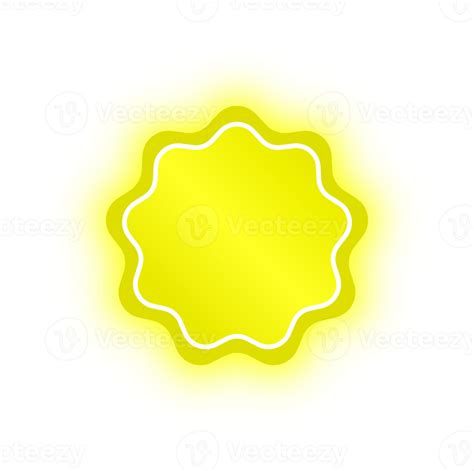 Neon Yellow Wavy Circle Banner Neon Wavy Circle 10983882 Png