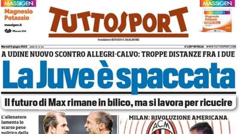 Terremoto Milan Tuttosport Intitola Cardinale Silura Maldini E