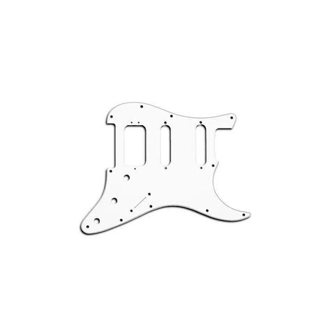 Fender Pickguard Strat White HSS Battipenna