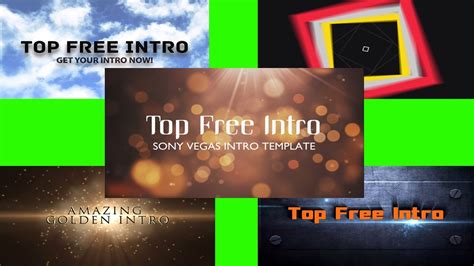 Top 5 Intro Template “sony Vegas Pro 14” 13 12 Free Download Youtube