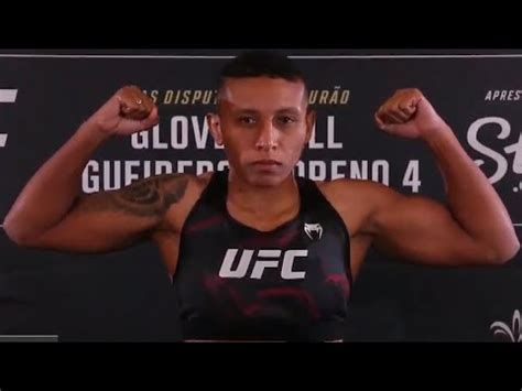 Josiane Nunes And Zarah Fairn Official Weigh Ins UFC 283 Teixeira