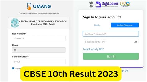 Cbse Class 10th Result 2023 How To Download 10th Results And Marksheet Via Umang App And Digilocker