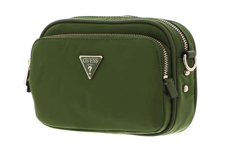 Guess Umh Ngetasche Eco Gemma Mini Crossbody Camera Bag Olive Modeherz