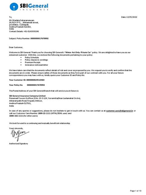 Policy Pdf Indemnity Insurance
