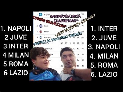 Reaction Della Nostra Prediction Della Classifica Di Serie A