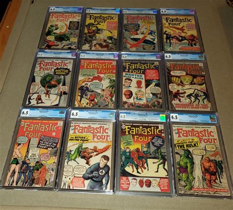 Fantastic Four 1 12 X Men 3 CGC 6 0 FF 48 49 50 52 53 LOT Thor 185