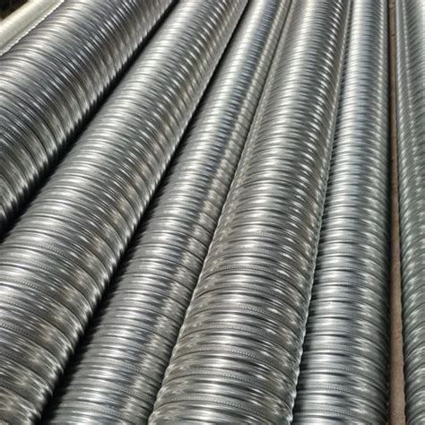 Galvanized Steel Corrugated Round Pipe For Pre Stressed Concrete Of