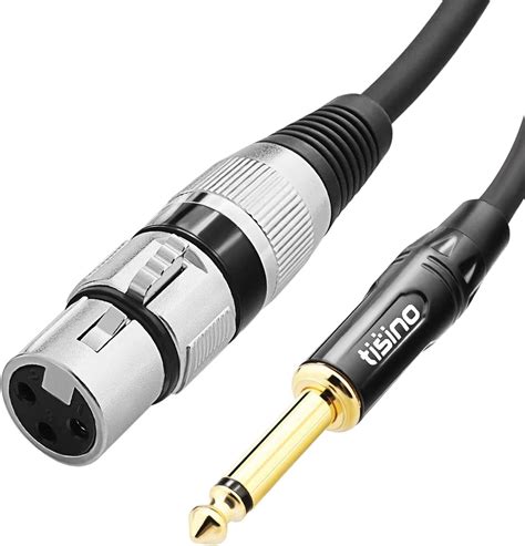 Amazon Cable Matters XLR To 1 4 TS Microphone Cable 3 Ft