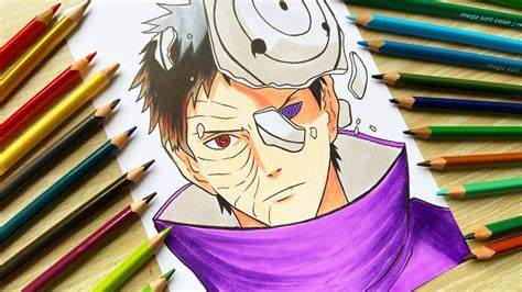 Como Desenhar O Obito Uchiha How To Draw Obito Uchiha Youtube