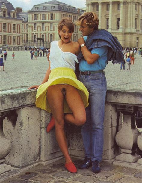 Vintage Wind Blown Upskirt Foto Porno