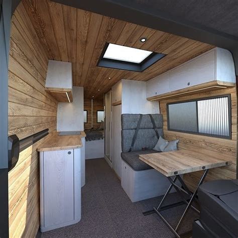 3D model Fiat Ducato Camper Van Interior Design VR / AR / low-poly | CGTrader