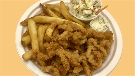 Fresh Fried Clam Strips - Menu - Lenny & Joe's - Seafood Restaurant in CT