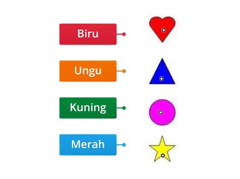 Mengenal Warna Diagrama Con Etiquetas