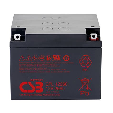 Bateria Csb 12v 26ah Power Paraguay