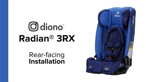 Diono Radian 3RX Rear Facing Installation 2021 2023 YouTube