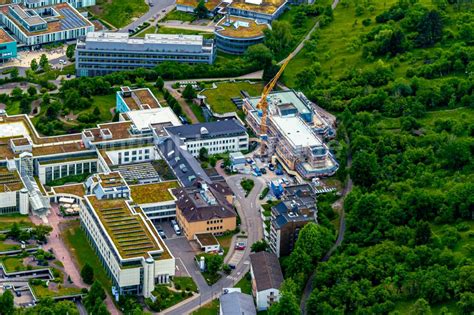 Tübingen von oben Klinikgelände des Krankenhauses BG Klinik Tübingen