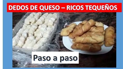 Cómo Hacer Dedos De Queso Receta TequeÑos Venezolanos Paso A Paso