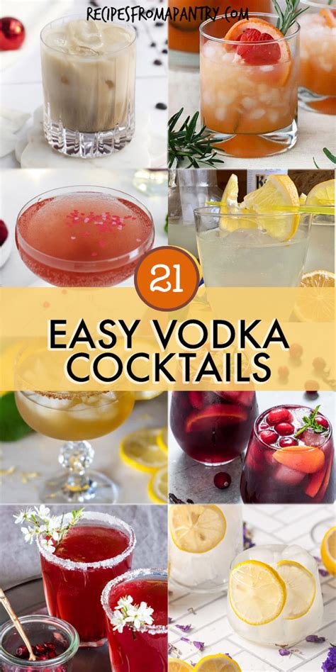 The Best Vodka Cocktails Recipes From A Pantry