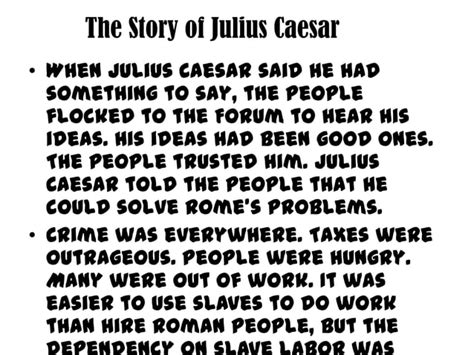 Julius Caesar Ppt