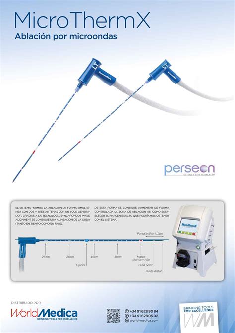 MicroThermX sistema de ablación por microondas Sociedad Española de