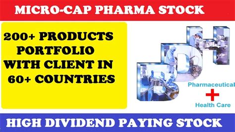 Micro Cap Pharma Company With Products Bdh Industries Youtube