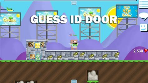 Guess Id Door 1 2k Pinball Seed More Growtopia YouTube