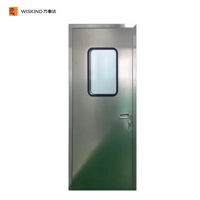 Metal 304 Stainless Steel Paper Honeycomb Cleanroom Door With ISO9001