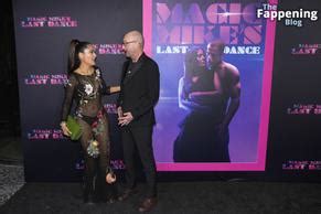 Salma Hayek Sexy Looking Hot At The Magic Mikes Last Dance Movie Premiere In Miami AZNude