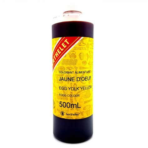 Colorant Alimentaire Jaune Oeuf Berthelet Aubut 5072