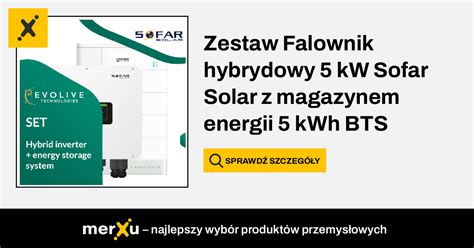 Sofar Solar Zestaw Falownik Hybrydowy 5 KW Z Magazynem Energii 5 KWh