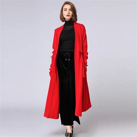 Aliexpress.com : Buy Women's plus size trench coat Adjustable Waist ...