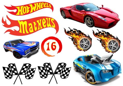 Hot Wheels Clipart Fast Wheel Hot Wheels Cake Toppers Free Transparent