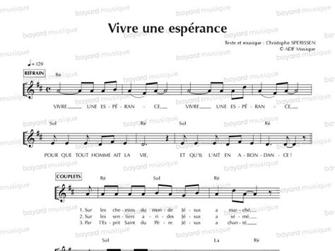 Bayard Musique Chantons en Église Pèlerins despérance