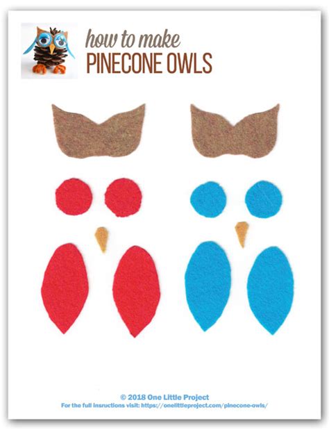 How To Make Cute Pinecone Owls Pinecone Owl Ornaments